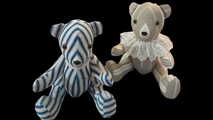 ours en tissu réalisation 100% français Loiret 45